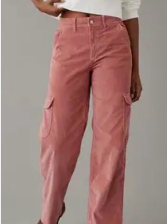 American Eagle Outfitters Denim - American Eagle Outfitters Corduroy Super High-Rise Baggy Wide Leg